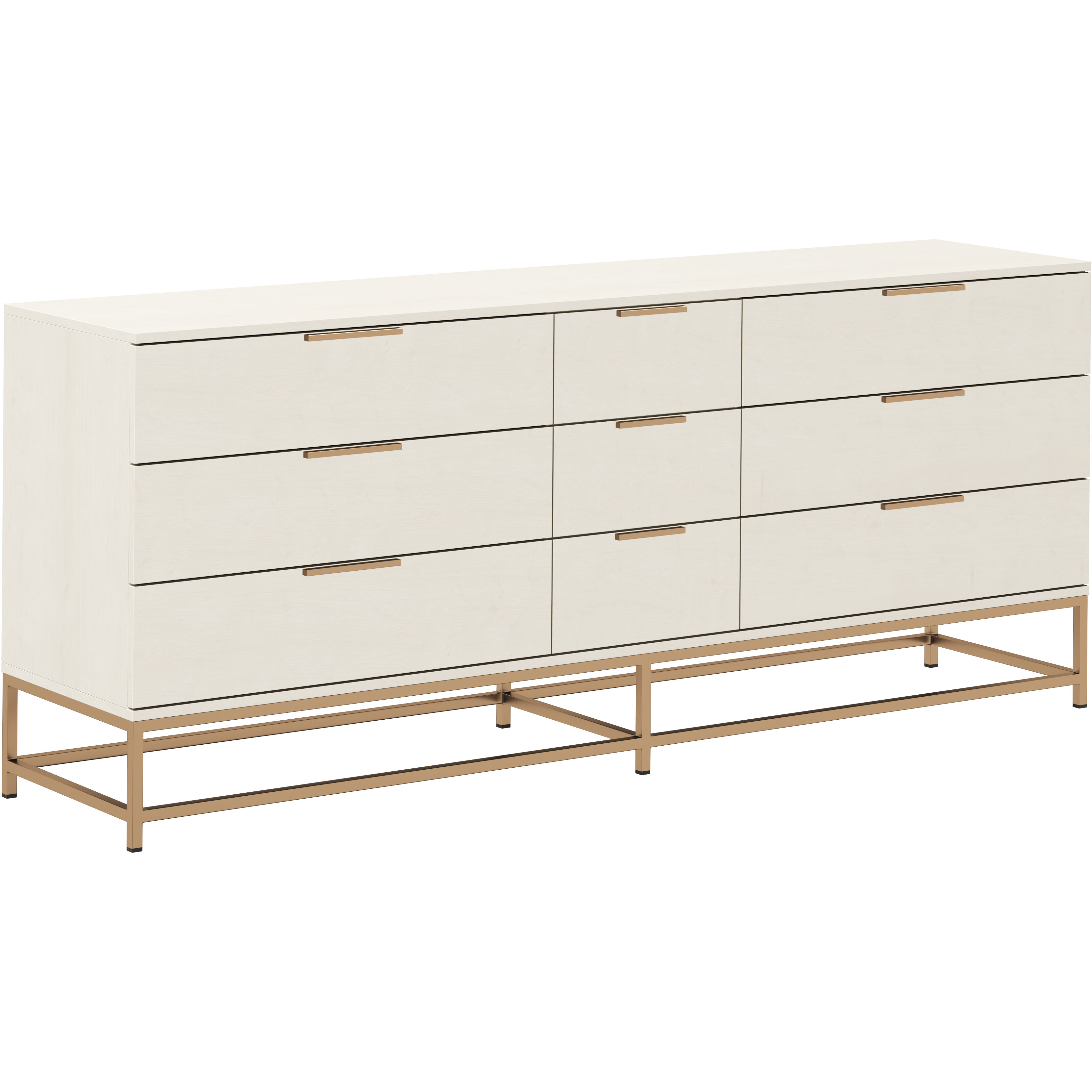 Rebel Champagne Gold / Cream Dresser, Large